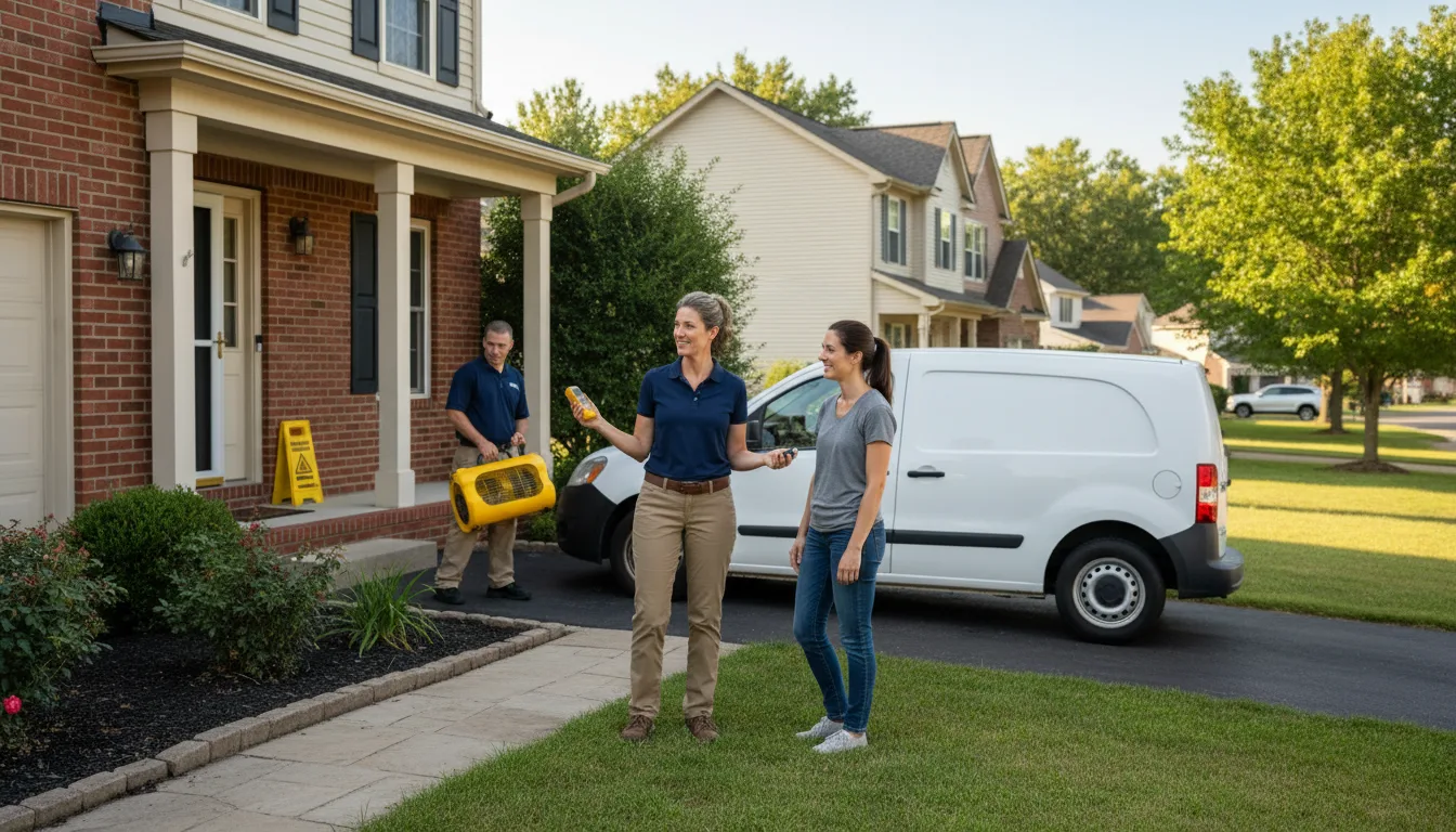 Residential water damage restoration in Chandler, AZ